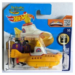 Beatles - 2016 Hot Wheels HW Screen Time Yellow Submarine 1:64 Die-Cast Collectable Vehicle