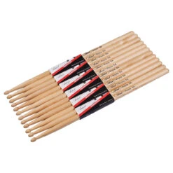 Artist DSM5A Maple Drumsticks W/ Wooden Tips (Pair)