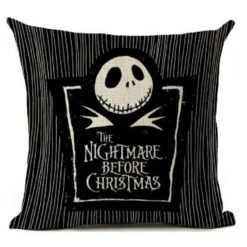 Disney Nightmare Before Christmas - Gravestone Canvas Style Cushion