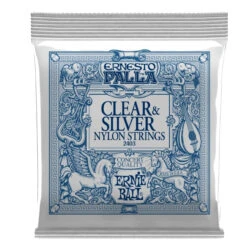 Ernie Ball - Classical Nylon Clear & Silver Ernesto Palla (.028 - .042) Guitar Strings