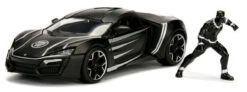 Marvel Black Panther - 1:24 Lykan Hypersport Hollywood Rides Die Cast Car