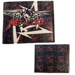 Metallica - Geometric With Zip Coin Pouch Wallet