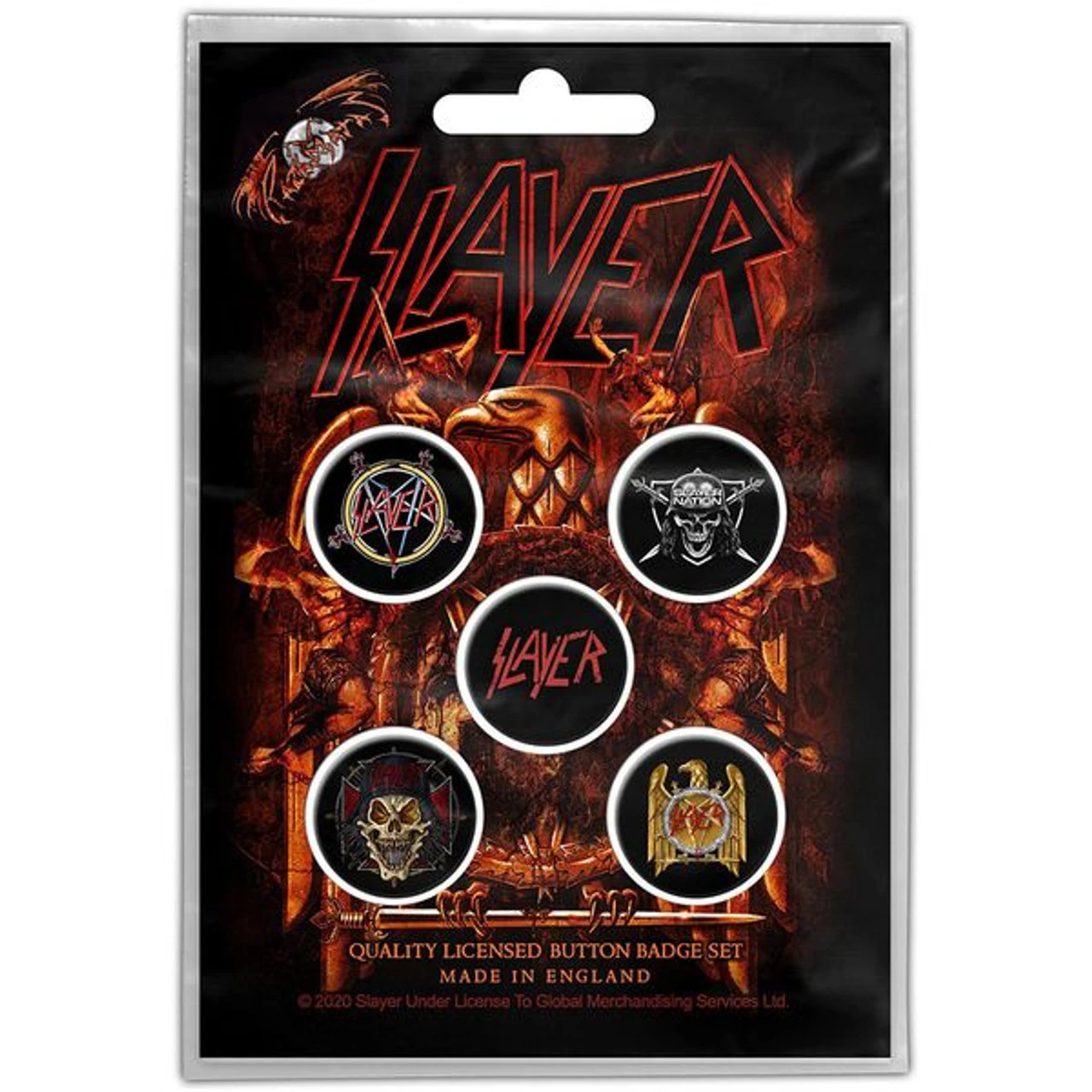 Slayer - Eagle Badge Set