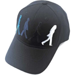 Beatles - Abbey Road Figures Black Baseball Cap