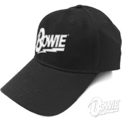 David Bowie - White Flash Logo Baseball Cap