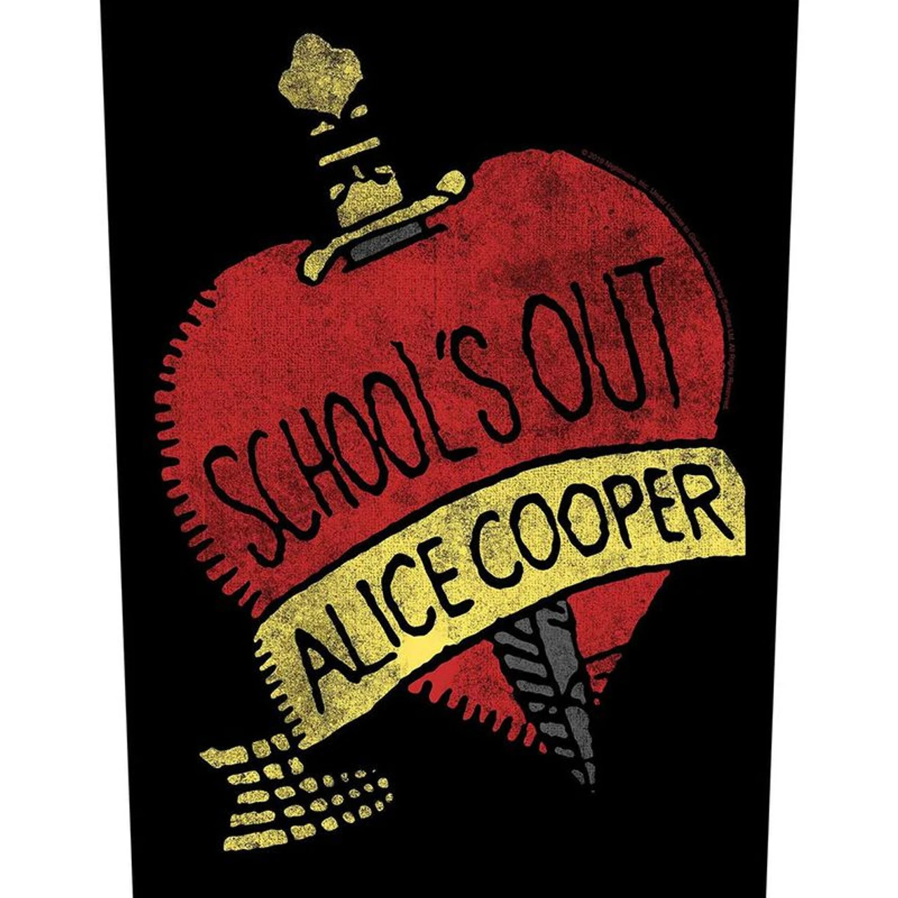 Alice Cooper - School's Out Back Patch
