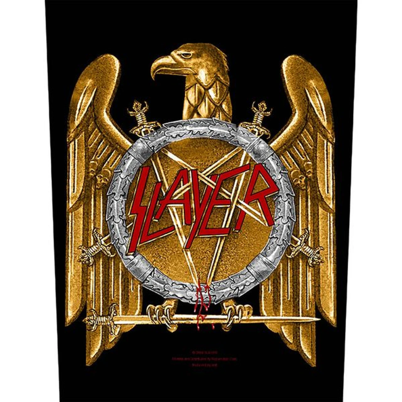 Slayer - Golden Eagle Back Patch