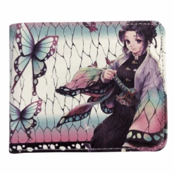 Demon Slayer -Shinobu Kocho Bifold Wallet With Zip Coin Pouch