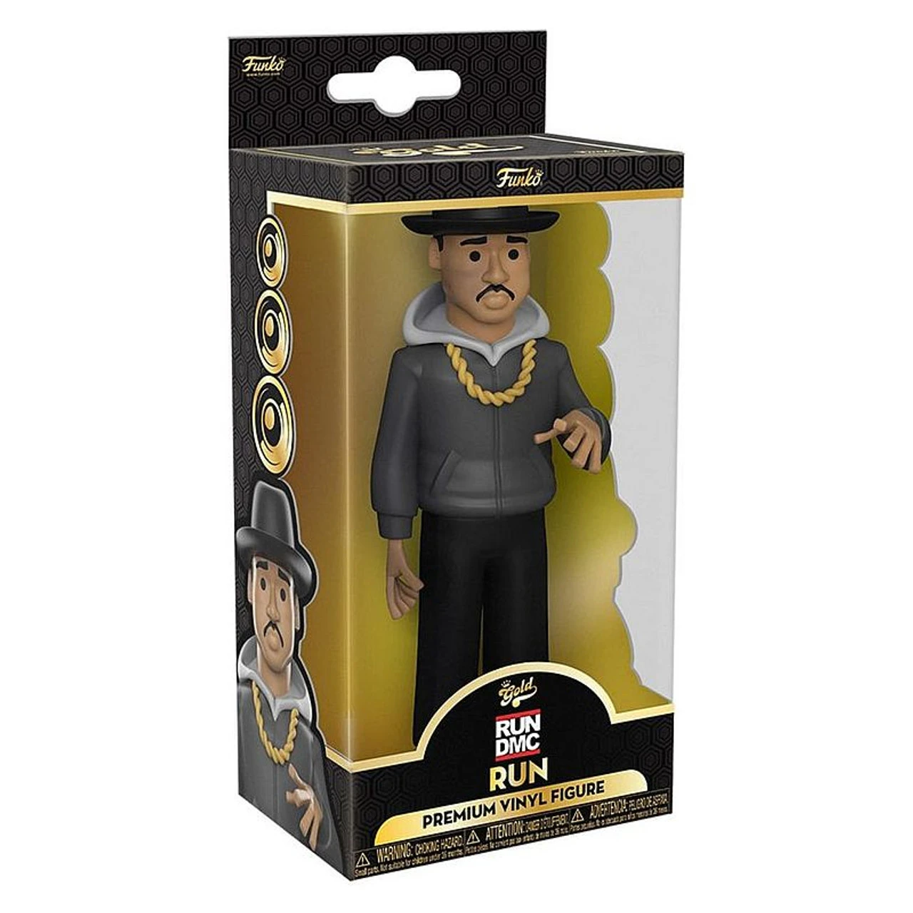 Run DMC - RUN 5" Vinyl Gold Figure
