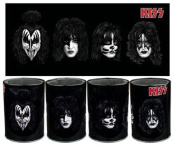 KISS - Band Faces Metal Can Cooler