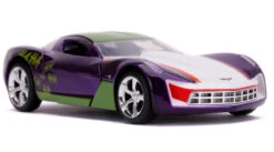 DC Batman - 1:32 '09 Corvette Stingray Joker Die Cast Car