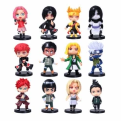 Naruto - Set Of 12 Assorted 7cm Characters Figure