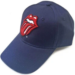 Rolling Stones - Classic Tongue Navy Baseball Cap
