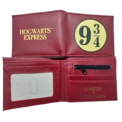 Harry Potter - Hogwarts Express 9 3/4 Bifold With Zip Coin Pouch Wallet