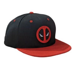 Marvel Deadpool - Black With Red Brim Logo Cap